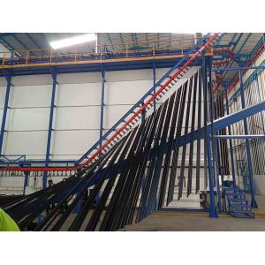 Buy cheap Single Spraying Booth 380V Customized Voltage Vertical Powder Coating Line Of Aluminium Alloy Profile With 400m2/T from wholesalers