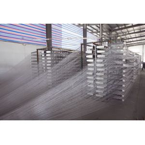 Buy cheap Fireproof  Weaving 96.0% SiO2 0.26mm Glass Fiber Filament from wholesalers