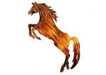 Buy cheap Metal Horse Wall Art Hanging , Metal Horse Wall Sculpture Corrosion Stability from wholesalers
