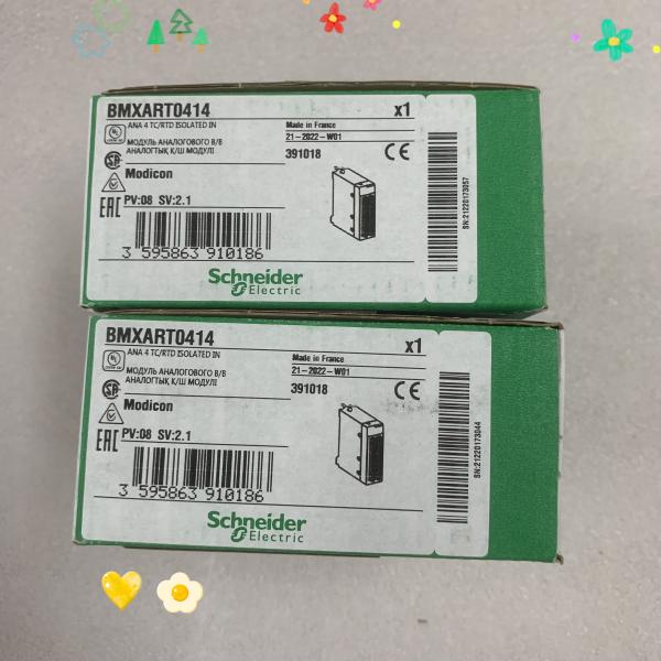 Quality SCHNEIDER BMXART0414 MODICON INPUT MODULE ANALOG IP20 24VDC NEW for sale