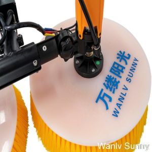 Durable Rotating Solar Panel Cleaning Brush Double Version with Customized and