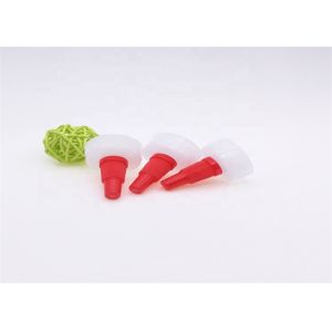 Buy cheap No Spill Plastic Bottle Lids , Customized Silicone Stretch Lids 28/410 from wholesalers