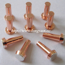 Quality Solid Electrical Sterling Silver Rivets With High Electric Conductivity for sale