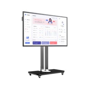 Buy cheap 55-inch/65-inch Floor-Mounted Smart Interactive Whiteboard System with Mobile Teaching Cart from wholesalers