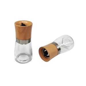 Buy cheap Wooden 132mm 206g 170ml Salt And Pepper Spice Grinder Mill from wholesalers