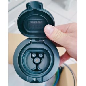 IP55 7kW Type 2 Female Socket TUV CE Certification With Shutter