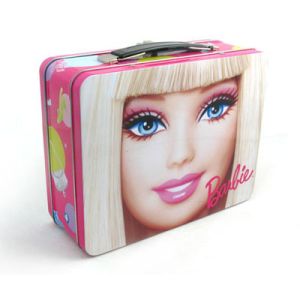 trendy rectangular lunch tin box for cosmetic