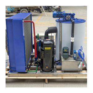 Buy cheap Precise Control Seawater Flake Ice Machine Fish 440V Industrial Flake Ice Machine from wholesalers