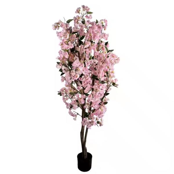 150cm Artificial Cherry Tree Pink Artificial Cherry Blossom Tree Artificial