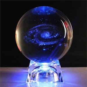 Buy cheap Home Furnishings Led Crystal Crafts Clear Laser Engraving Crystal Ball Stand from wholesalers