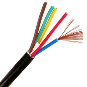 Buy cheap Copper PVC Flexible Electrical Wire 5x1.0mm2 Oxygen Free from wholesalers