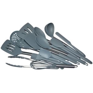 Buy cheap 12 Piece Gray Silicone Spatula Kitchenaid Cookware Utensil Set Customized from wholesalers