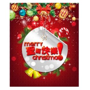 PLASTIC LENTICULAR Merry Christmas plastic 3d lenticular lens printing sticker