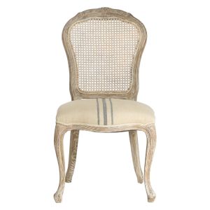 Buy cheap new craved oak wood chair with rattan back for luxury event and weddings decorations use from wholesalers