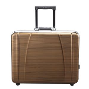 Rolling Makeup Case With Mirror , Makeup Vanity Box With Mirror And Lights