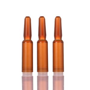 Buy cheap Amber Plastic Serum Vials Ampoule For Cosmetic Essence 1ml Capacity from wholesalers