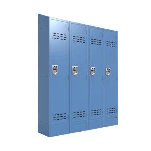 Buy cheap 3 Compartment metal Staff Locker Cabinet Gym Storage Locker from wholesalers