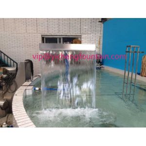 Buy cheap Rectangle Shaped Water Fountain Equipment Waterfall Nozzle With Remote Control from wholesalers