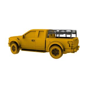 Jeep Gladiator JT Camping Bed Rack with Black Powder Coating and Multiple