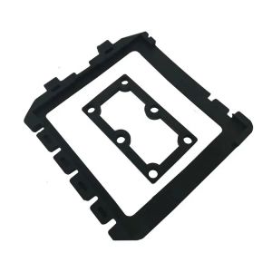 Buy cheap Customized Silicone Rubber Square Flat Gasket With Perforated Edges from wholesalers