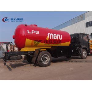 Buy cheap Q345R Tank 5T LPG Bobtail Truck For Cylinder Refilling from wholesalers