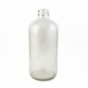 Buy cheap 255g Frosted Glass Boston Round Bottles 28-400 Reusable from wholesalers