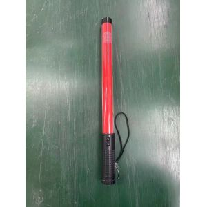 Buy cheap Rechargeable LED Flashing Wand with 17pcs LED+1 Top Light and 54cm Length for Traffic Control from wholesalers
