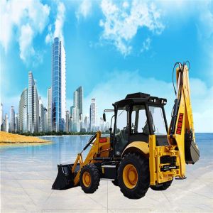 Buy cheap Building Work 8200kg Backhoe Wheel Loader With 1.0 M³ Capacity from wholesalers