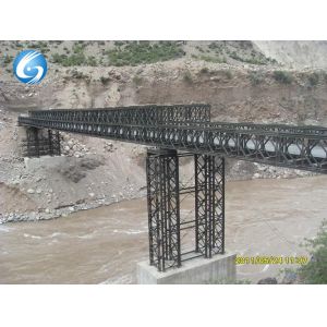 Buy cheap Muti-span bailey bridge,two spans bailey bridge,bailey bridge with a pier,CB100 DDR bailey from wholesalers