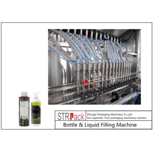 Automatic Bottle & Liquid Filling Machine For Liquid Products With 8, 10, 12, 14