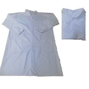 Buy cheap Nonwoven Disposable White Button Closure Lab Coat S-2XL from wholesalers