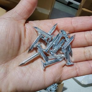 Buy cheap 25mm Electro Glavanized Steel Concrete Nails With Wide Flat Head from wholesalers