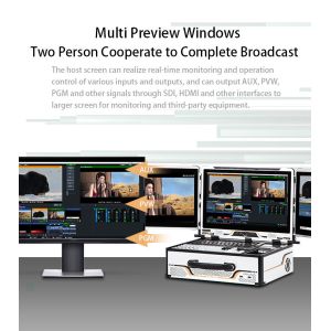 16G RAM 17.3 inch Live Streaming System with Audio and Radio Advanced Technology