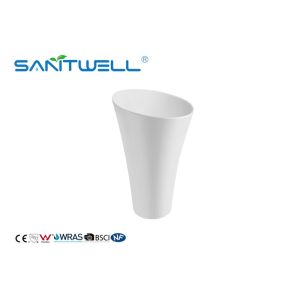 China China Suppliers High Gloss Pedestal Wash Hand Basin White Pedestal Basin Standard Size on sale