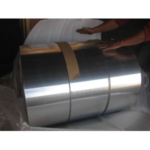 Buy cheap Plain / Bare Surface Aluminium Fin Stock 0.095MM Different Width from wholesalers