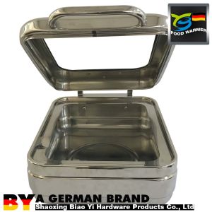 Buy cheap Mordern Induction GN1/2 Small Chafing Dish With Large Glass Window Flat Lid For Food Service from wholesalers