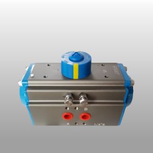 Buy cheap Rack And Pinion Type Actuator Double Effect Single Effect With Hard Anodizing Surface from wholesalers