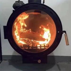 China Modern Home Central Heating Wood Burning Round Stove And Hanging Fireplace on sale