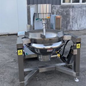 Large Capacity Cooking Pot Automatic Vegetable Cooking Mixer Industrial Meat