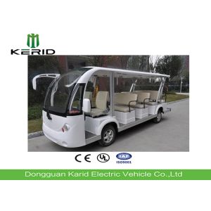 11 Seater Electric Shuttle Car With Curtis Controller For Hotel Reception 72V /