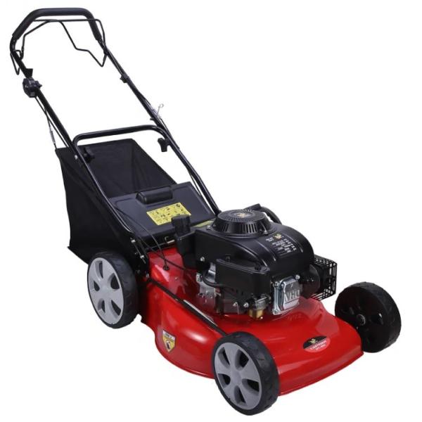 Quality 18" recoil Gasoline 4 Stroke Garden Lawn Mower Self Propelled grass trimmer grass cutter for sale