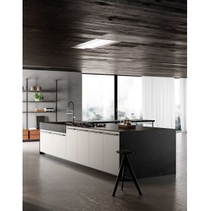 Buy cheap Customized Stylish Kitchen Cabinet Modern Glass Winecase With Bar Table from wholesalers