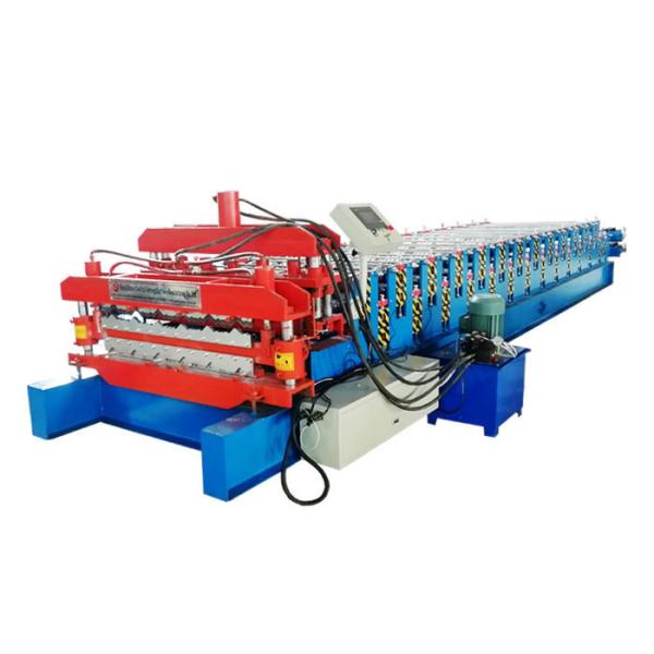 Quality Middle Plate 16mm Steel Sheet Roll Forming Machine With Two Different Profile Design for sale