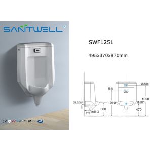 Buy cheap Ceramic Retrofit Washdown Urinal SWF 1251 495*370*870 mm size product