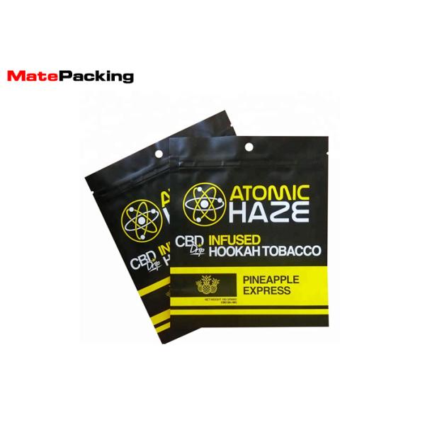 Buy cheap Moisture Proof Zippered Tobacco Pouch , Custom Tobacco Pouch With Hole Handle from wholesalers