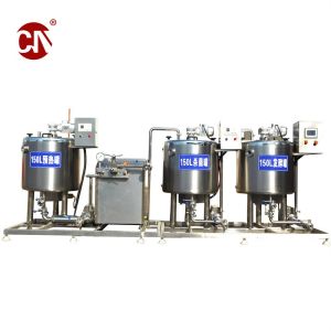 300-500L Small Scale Milk Yogurt Processing Equipment Batch Milk Yohgurt