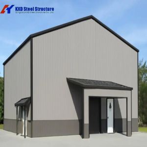 Prefabricated Industrial Factory Warehouse Metal Frame House Modular Steel