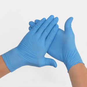 Buy cheap Tear Resistance Disposable Nitrile Gloves , Latex Hand Gloves 100% Synthetic from wholesalers