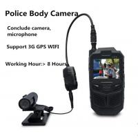 Buy cheap 3G Portable Police Body Worn Camera With Microphone Mini Hidden Camera System product