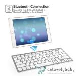 Ultra-slim Wireless Keyboard Bluetooth 3.0 Keyboard Teclado for Tablets /